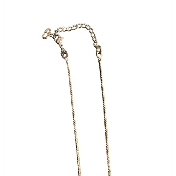 Dior Silver Tone Necklace with Red Star Pendant-Preowned - Picture 6 of 7